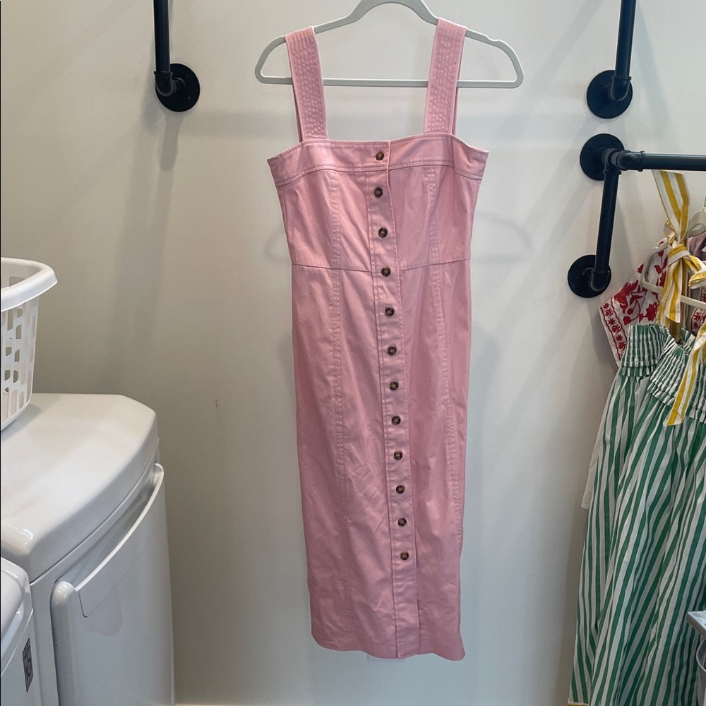VGUC Hunter Bell Pink Button-Down Dress size 4